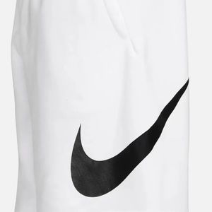 New Nike Sportswear NSW Club Men's White Fleece Shorts